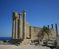 Acropolis in Lindos Rhodes
