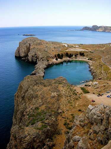 Beach in Lindos Rhodes