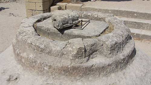 Cistern Lindos Acropolis