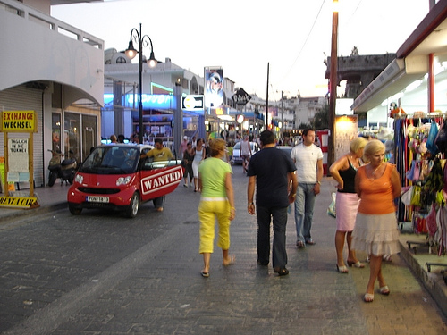 club street faliraki