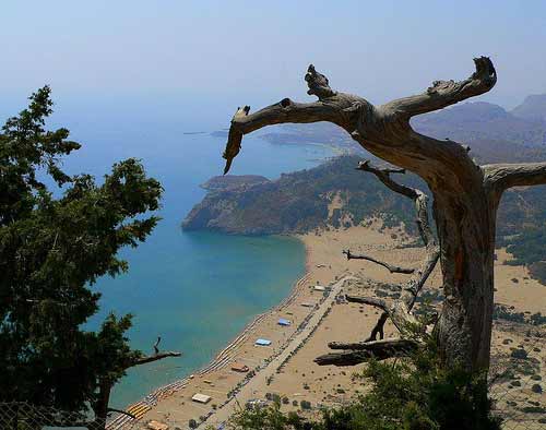 Rhodes Tsambika Beach