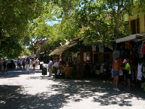 Shops Old Town Rhodes