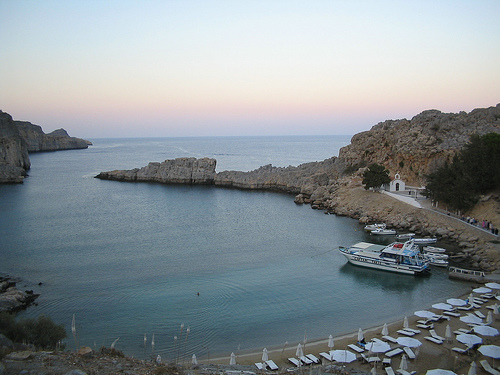 St Paul Bay Lindos Greece