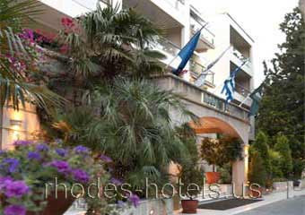 Rodos Park Suites Exterior Entrance