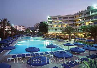 Sun Beach Resort Rhodes Pool View